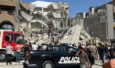 باڵەخانەیەكی چوار نهۆمی لە بەغداد هەرەسی هێنا