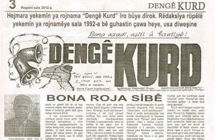 Li Azerbaycanê wêje û ragihandina Kurdî