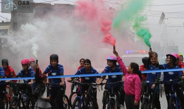 Li bajarê Qamişlo maratona bisiklêtan ya jinan birêveçû