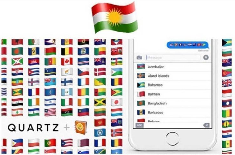  Xebatên zêdekirina emojiyên ala Kurdistanê didomin