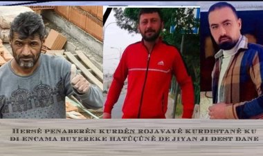 Silêmanî: 3 Penaberên Rojava jiyan jidest dan