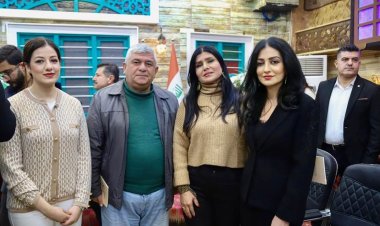 Lîloz Îbrahîm Ehmed destxweşî li stafa Xelata Kurmancî kir