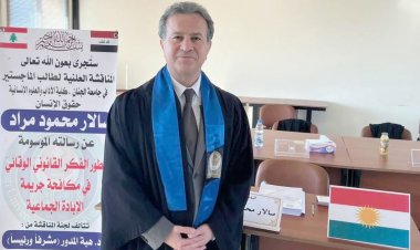 Salar Mehmûd di warê cenosîdê de bawernameya masterê wergirt