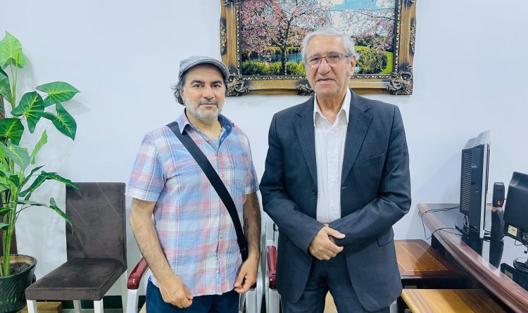 Hunermend Omer Şan serdana Hunermend Enwer Qeredaxî kir