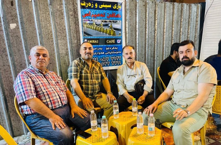 Stafa Xelatê pêşwazî li ronakbîr Merwan Berekat kir