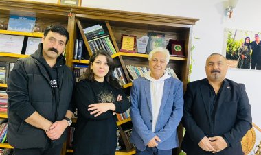 Sernûserê Xelatê bi şandeke hunerê re dîdar kir