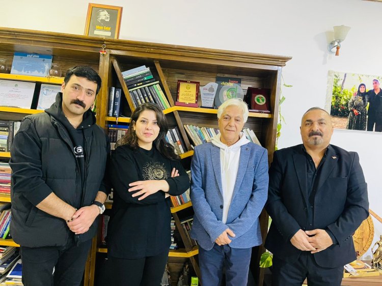 Sernûserê Xelatê bi şandeke hunerê re dîdar kir