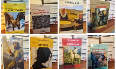 Heşt pirtûkên nivîskar Zeynelabidîn Zinar ji çapxaneyê derketin