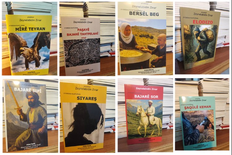 Heşt pirtûkên nivîskar Zeynelabidîn Zinar ji çapxaneyê derketin